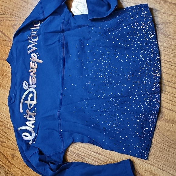 Disney Navy Long Sleeve Tee with Mickey Design 50th Anniversary - Picture 4 of 4